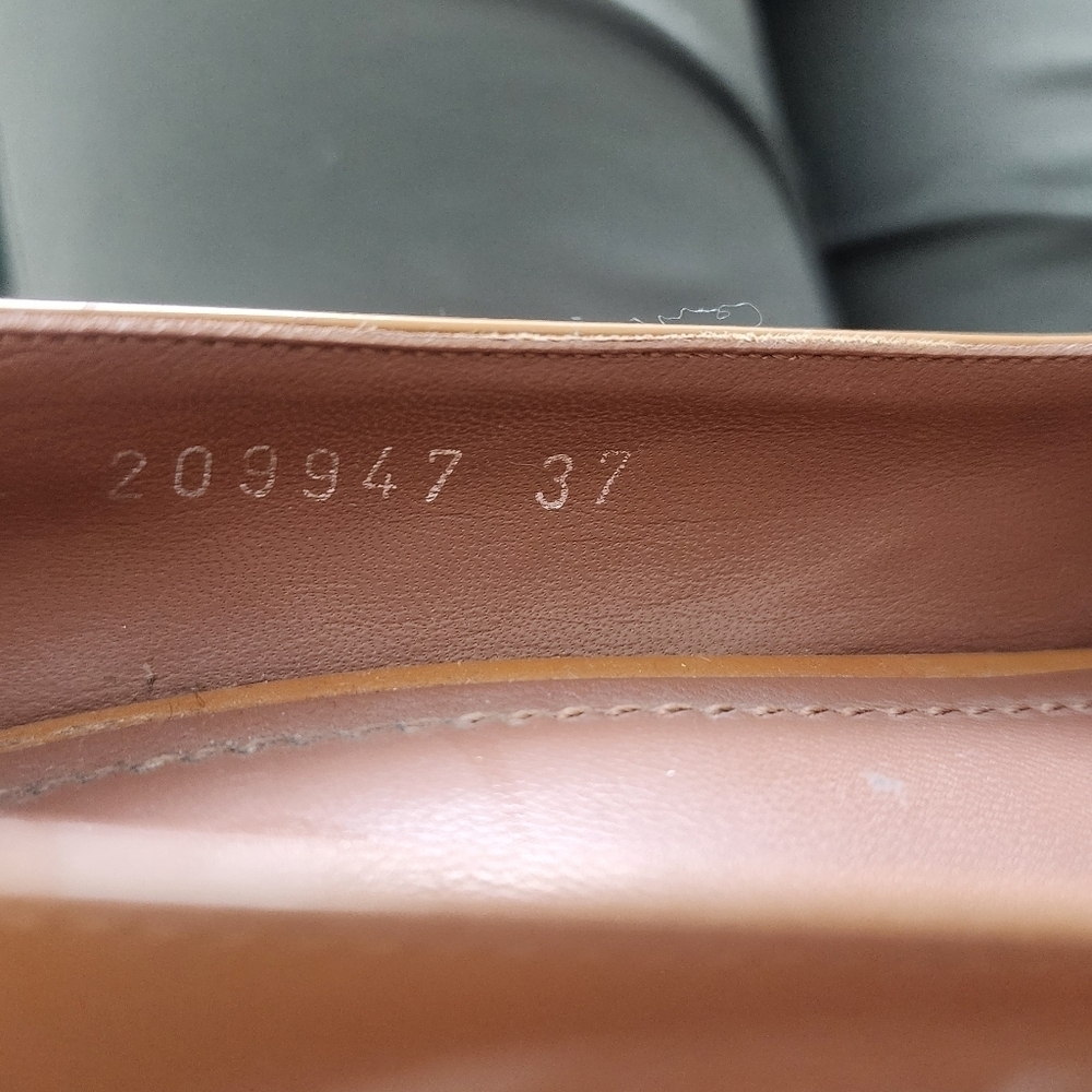 Yves Saint Laurent Nude Patent Leather Tribtoo 80 Pumps Size 37 - Picture 10 of 10
